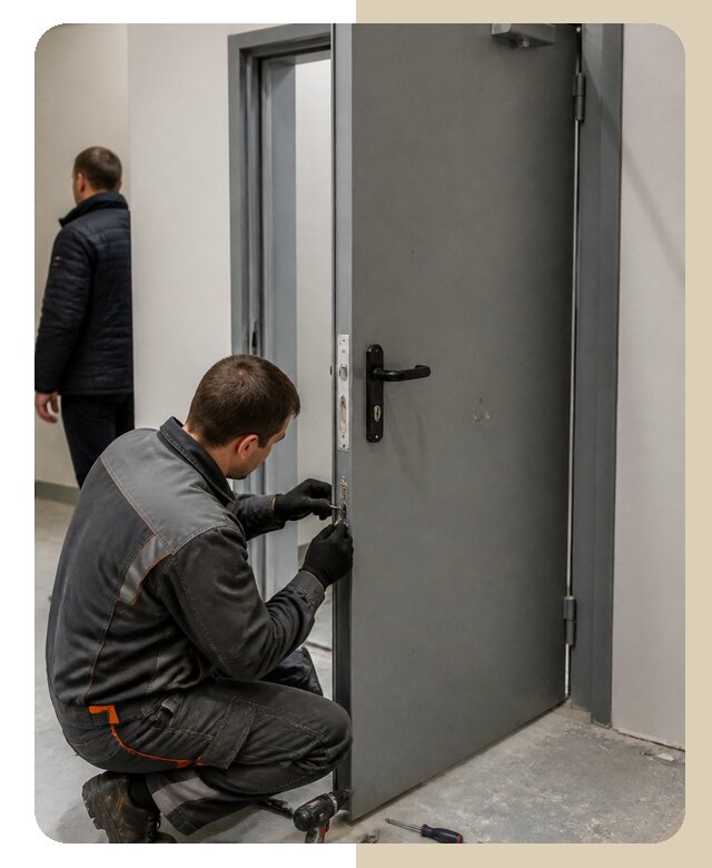 Ремонт противопожарной двери в Фурманове по цене 6622 р. | ДвериЛегко-Фрв