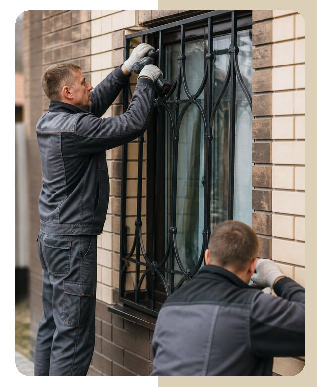 Установка решеток в дом в Фурманове по цене от 3566 р. | ДвериЛегко-Фрв
