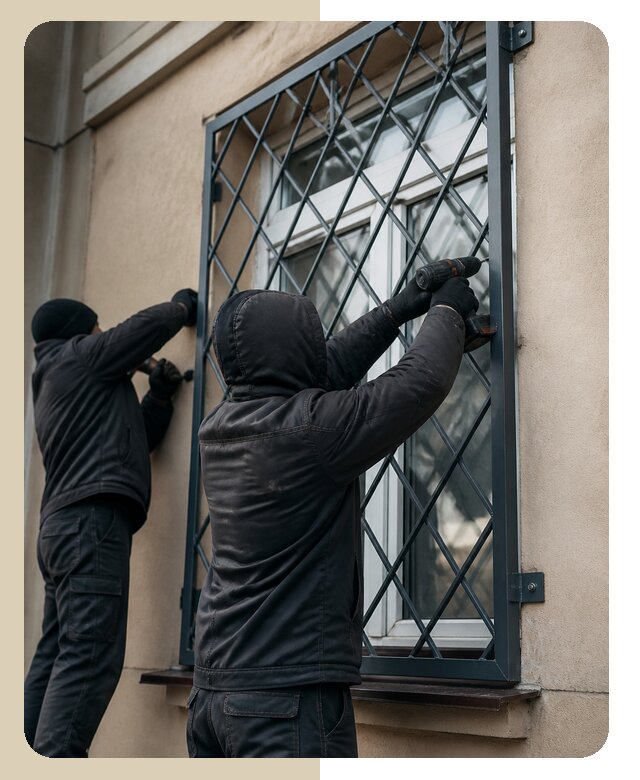 Установка антивандальных решеток на окна в Фурманове